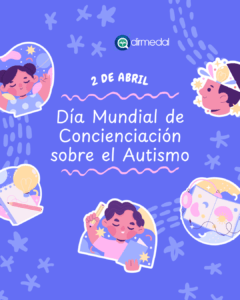 Post de Instagram Dia Mundial de Concientizacion sobre el Autismo Ilustrado Azul y celeste