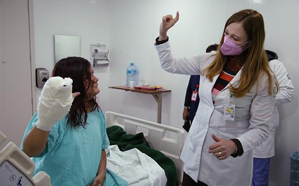 Paciente lesionada en accidente de Tren Interoceánico evoluciona favorablemente