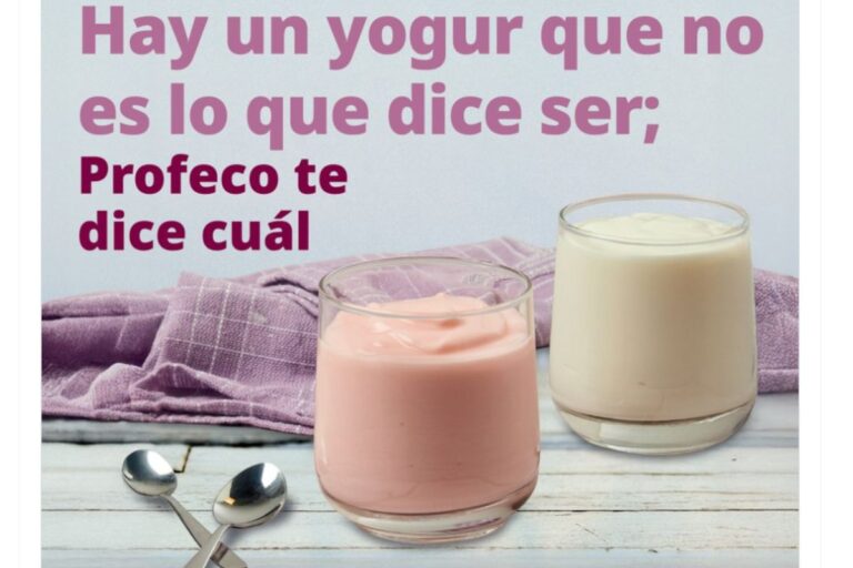 ¿Yogur que no es yogur? Profeco detecta incumplimientos en tres productos que se denominan yogur