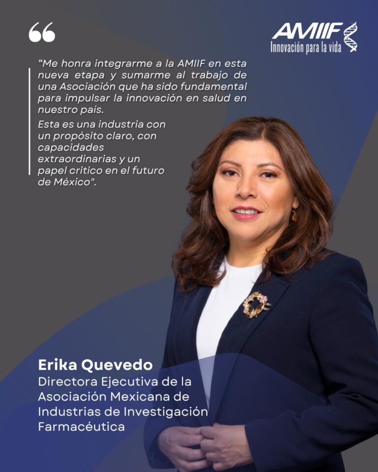 Liderazgo femenino en salud: Erika Quevedo asume la Dirección Ejecutiva de la AMIIF