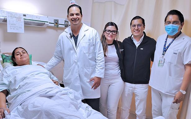 IMSS Veracruz operó con éxito a paciente con hernia diafragmática gigante
